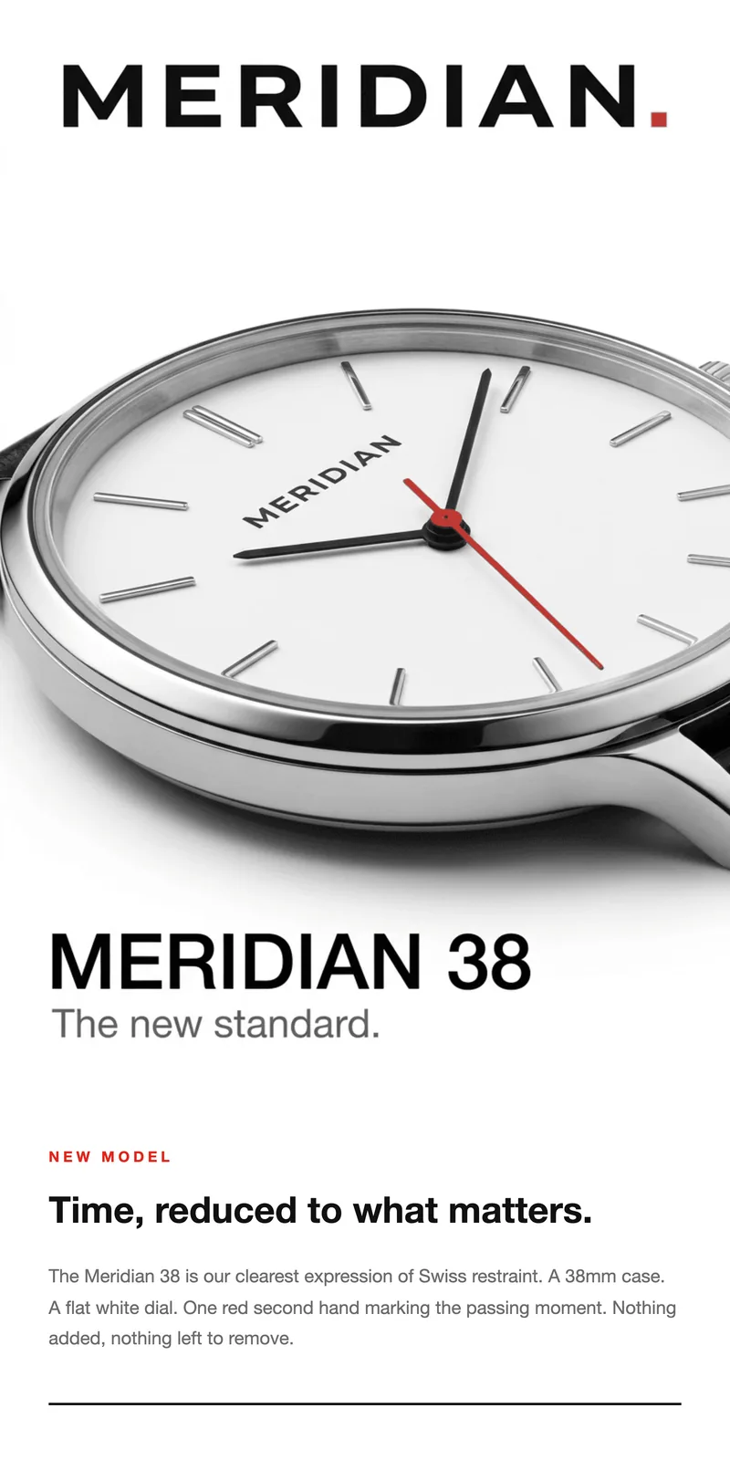 Email design generated by Nexie — New model launch