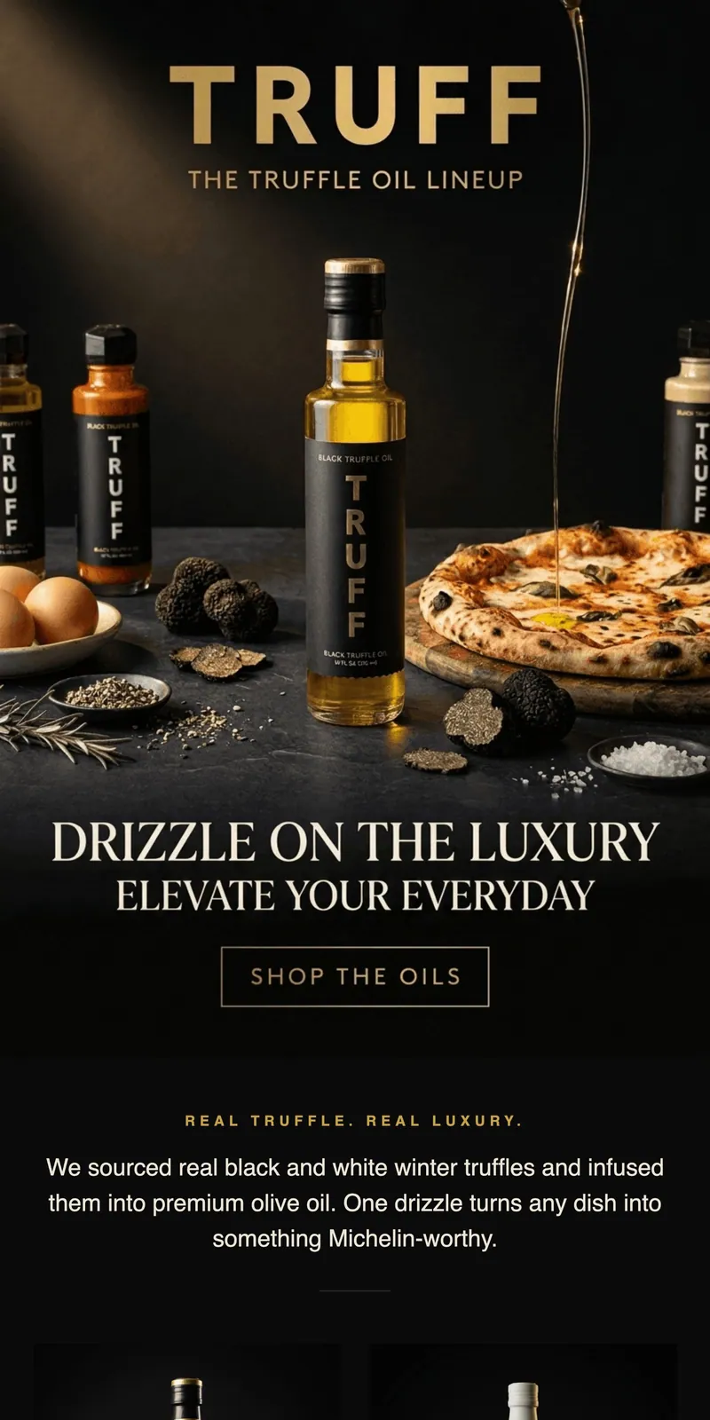 Email design generated by Nexie — Lineup & cross-sell